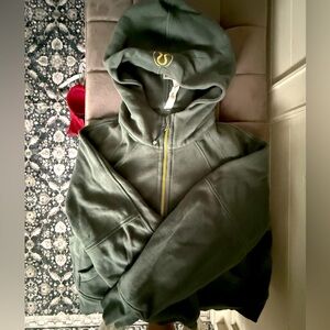 Scuba oversized half-zip hoodie M/L